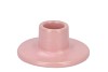 ST TROPEZ PINK MAT CANDLE HOLDER CROWN 7X3CM