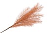 SILK PLUME BRANCH COGNAC 72CM