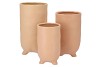 ST TROPEZ BLANK MAT VASE 14X26CM