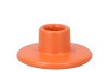 ST TROPEZ ORANGE MAT CANDLE HOLDER CROWN 7X3CM