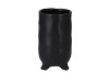 ST TROPEZ BLACK MAT VAAS 10X18CM