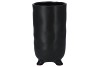 ST TROPEZ BLACK MAT VASE 14X26CM