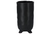 ST TROPEZ BLACK MAT VASE 14X26CM