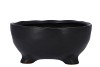 ST TROPEZ BLACK MAT BOWL 19X9CM