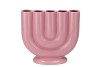 BUKAN PINK MAT 5-TUBE VAAS 21X9X20CM