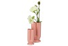 BUKAN PEACH MAT 2-TUBE VAAS 10X7X19CM
