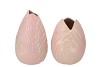 MENTON TULIP VASE LIGHT PINK 17X17X22CM ASS P/1
