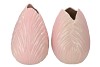 MENTON TULIP VASE LIGHT PINK 24X24X33CM ASS P/1