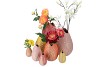 MENTON TULIP VASE DARK PINK 24X24X33CM ASS P/1