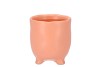 ST TROPEZ PEACH MAT POT 6X7CM
