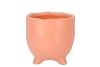 ST TROPEZ PEACH MAT POT 8X8CM