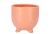 ST TROPEZ PEACH MAT POT 12X12CM
