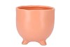 ST TROPEZ PEACH MAT POT 12X12CM