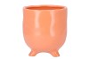 ST TROPEZ PEACH MAT POT 14X15CM