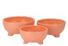 ST TROPEZ PEACH MAT BOWL 16X8CM