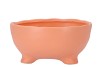 ST TROPEZ PEACH MAT BOWL 19X9CM