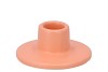 ST TROPEZ PEACH MAT CANDLE HOLDER CROWN 7X3CM