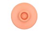 ST TROPEZ PEACH MAT CANDLE HOLDER CROWN 7X3CM