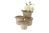TRIPOLI BASKET POT PISTACHIO 15X14CM NM