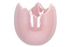 EASTER EGG PEARL PINK POT 17X17CM
