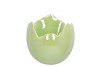EASTER EGG PEARL GREEN POT 12X11CM