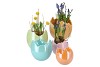 EASTER EGG PEARL GREEN POT 15X15CM