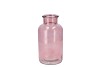 DRY GLASS BLUSH PINK MILK BOTTLE 10X20CM NM