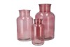 DRY GLASS BLUSH PINK MILK BOTTLE 10X20CM NM