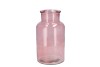 DRY GLASS BLUSH PINK MILK BOTTLE 15X26CM NM