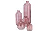 DRY GLASS BLUSH PINK BOTTLE 11X25CM NM