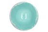EASTER EGG PEARL BLUE POT 17X17CM
