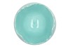 EASTER EGG PEARL BLUE POT 17X17CM