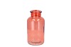 DRY GLASS CORAL MILK BOTTLE 10X20CM NM