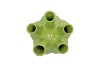 AGLIO SHINY APPLE GREEN VASE 17X20CM