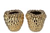 RASPBERRY VASE GOLD 30X30CM