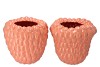 RASPBERRY VASE OLD PINK 37X37CM