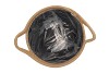 TRIPOLI BASKET POT BLACK 20X18CM NM