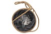 TRIPOLI HANG BASKET BLACK 23X22CM NM