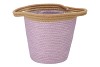 TRIPOLI BASKET POT LILAC 23X22CM NM