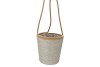 TRIPOLI HANG BASKET PETROL/GREY 23X22CM NM