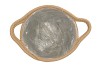 TRIPOLI BASKET POT PETROL/GREY 20X18CM NM