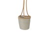 TRIPOLI HANG BASKET PETROL/GREY 20X18CM NM