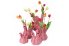 AGLIO SHINY PINK VASE 17X20CM