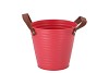 ZINC LEATHER FUCHSIA MAT 16X15CM