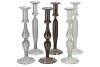 KARAKUM GREY CANDLE H ASS 9X35CM NM