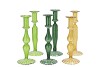KARAKUM FOREST GREEN CANDLE H ASS 9X28CM