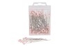FLORISTRY PEARL PIN 60MM ROSE P/100 NM