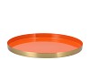 MARRAKECH K ORANGE PLATE 33X2CM