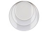 MARRAKECH K WHITE PLATE 26X2CM