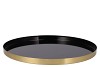 MARRAKECH BLACK PLATE 40X2CM